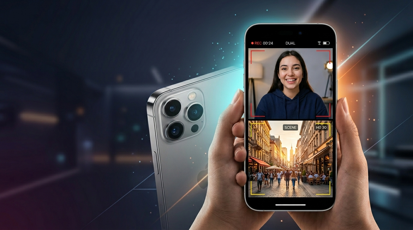 How to Capture Video Using Both Front and Rear Cameras on an iPhone