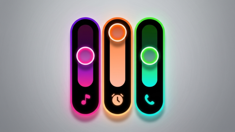 Best Neon RGB Volume Panel Customization App for Android