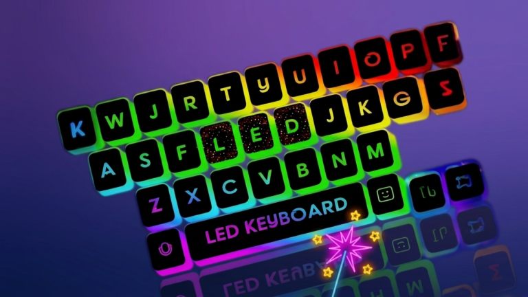 LED Keyboard – Colorful RGB Lighting Keyboard for a Stylish and Personalized Typing Experience
