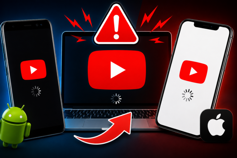 How to Fix YouTube Crashing on Android, iPhone, and Web Browser
