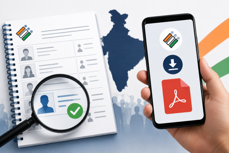 Voter List 2026 Draft List जारी? ऐसे करें PDF Download और 2 मिनट में अपना नाम चेक