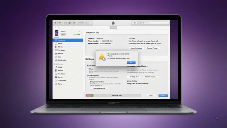 How to Fix iTunes Error 3259 and Restore the Connection