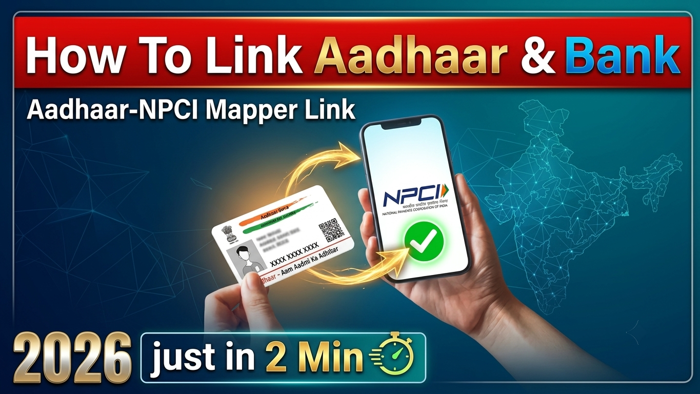 How to Link Aadhaar with Your Bank Account Online (NPCI Aadhaar Seeding Guide)