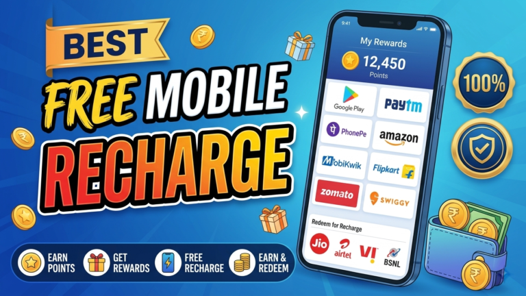 Best Reward Apps for Free Mobile Recharge in 2026