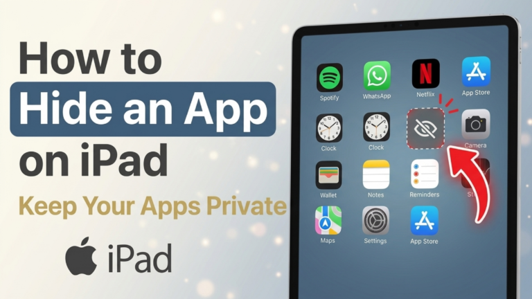 How to Hide Apps on an iPad Without Deleting Them