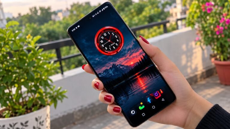 Smartwatch-Style Clock Wallpapers for Android