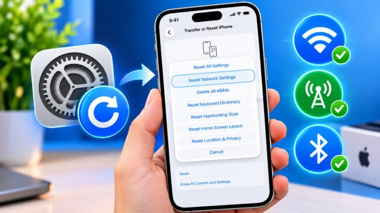 Reset Network Settings on iPhone: Fix Wi-Fi, Cellular & Bluetooth Issues