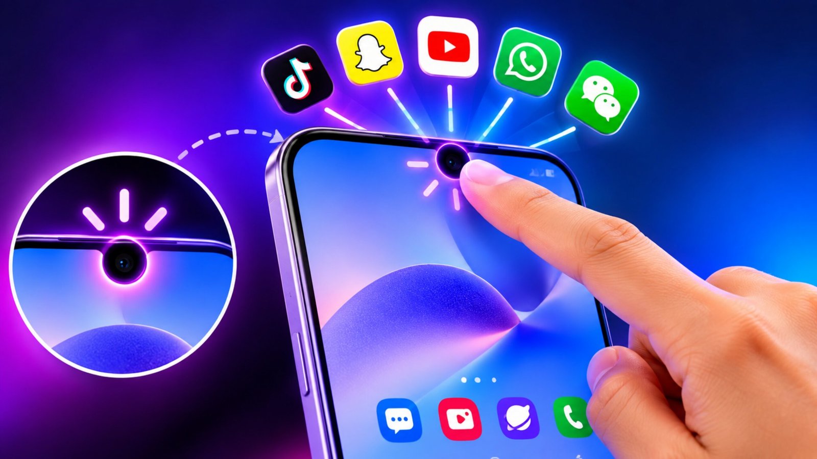 Notch Launcher: Use Your Phone’s Punch-Hole Camera as a Smart Shortcut Area