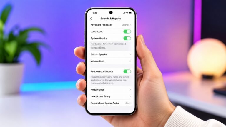 How to Reduce Loud Sounds on iPhone With iOS 26