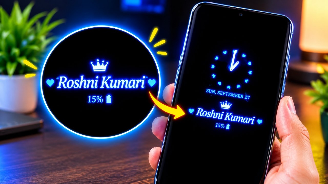 Always On Display Clock Widget Review