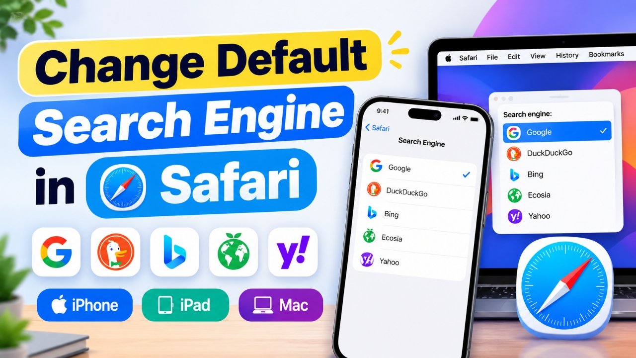 How to Change the Default Search Engine in Safari on iPhone, iPad, and Mac