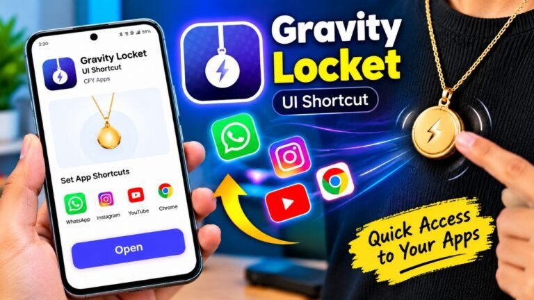 Gravity Locket floating Android shortcut app