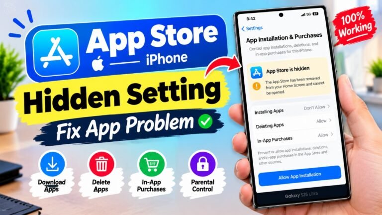 App Store missing on iPhone and ways to restore the App Store icon