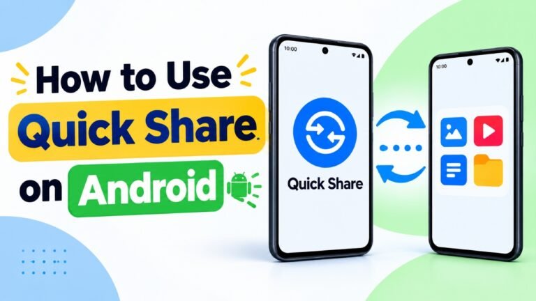 How to Use Quick Share on Android