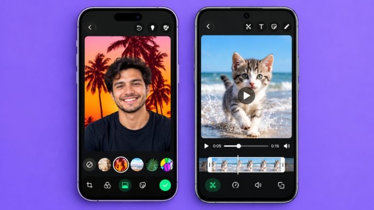 How to edit photos and videos on WhatsApp before sending using built-in editing tools